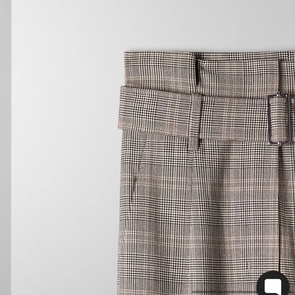 Aritzia Babaton Power Pant in Black/White/Tan Checkprint - Picture 3 of 6